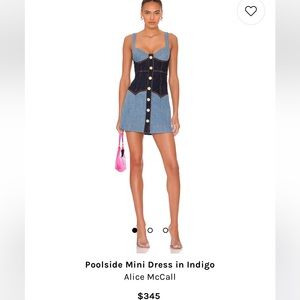 Alice McCall Denim Mini Dress “Poolside Mini”
